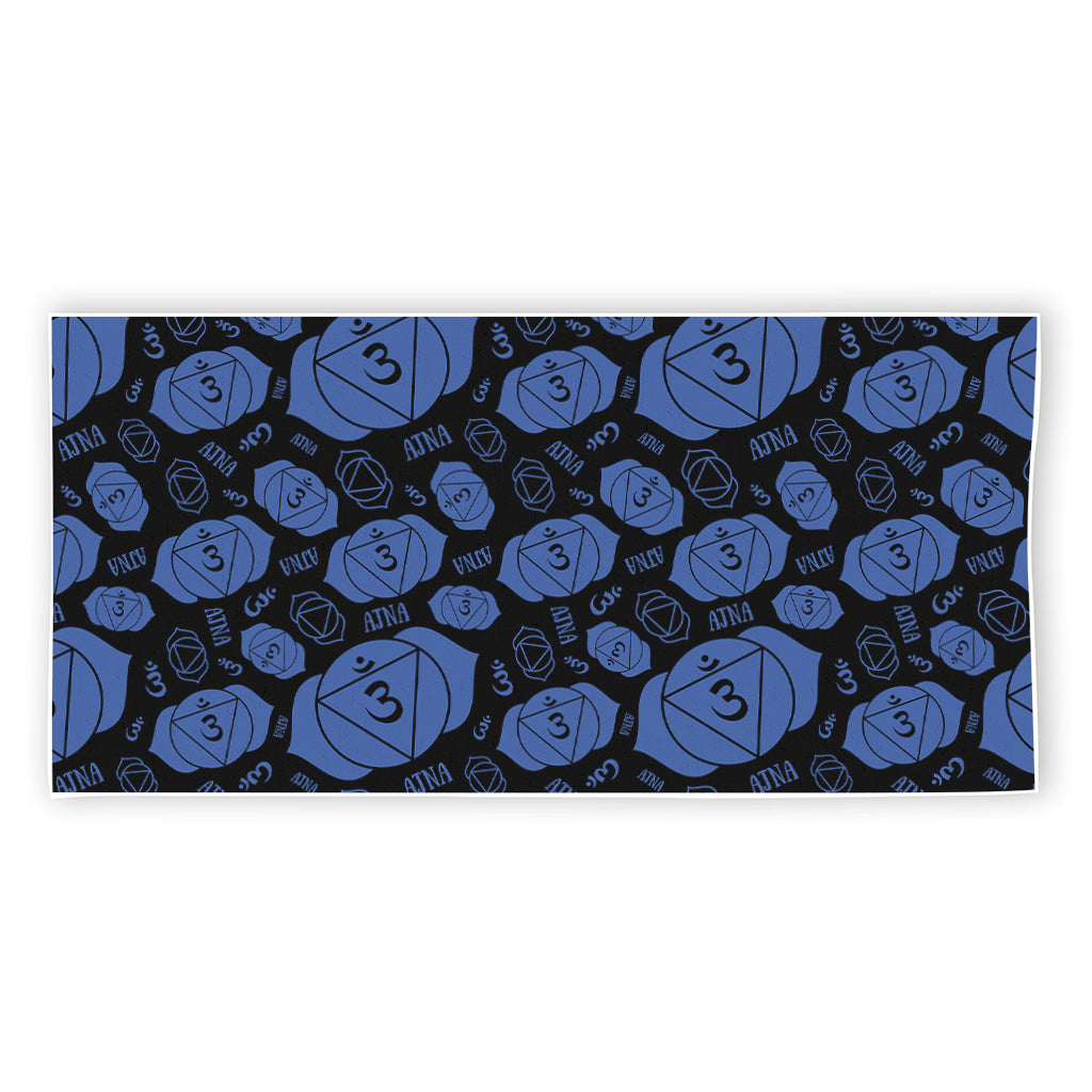 Ajna Chakra Pattern Print Beach Towel