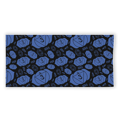 Ajna Chakra Pattern Print Beach Towel