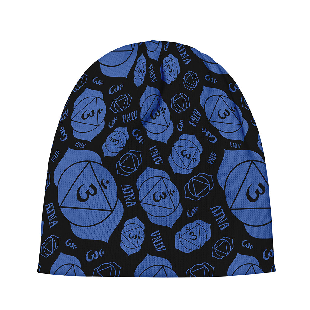 Ajna Chakra Pattern Print Beanie