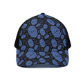 Ajna Chakra Pattern Print Black Mesh Trucker Hat