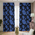 Ajna Chakra Pattern Print Dimout Pencil Pleat Curtains