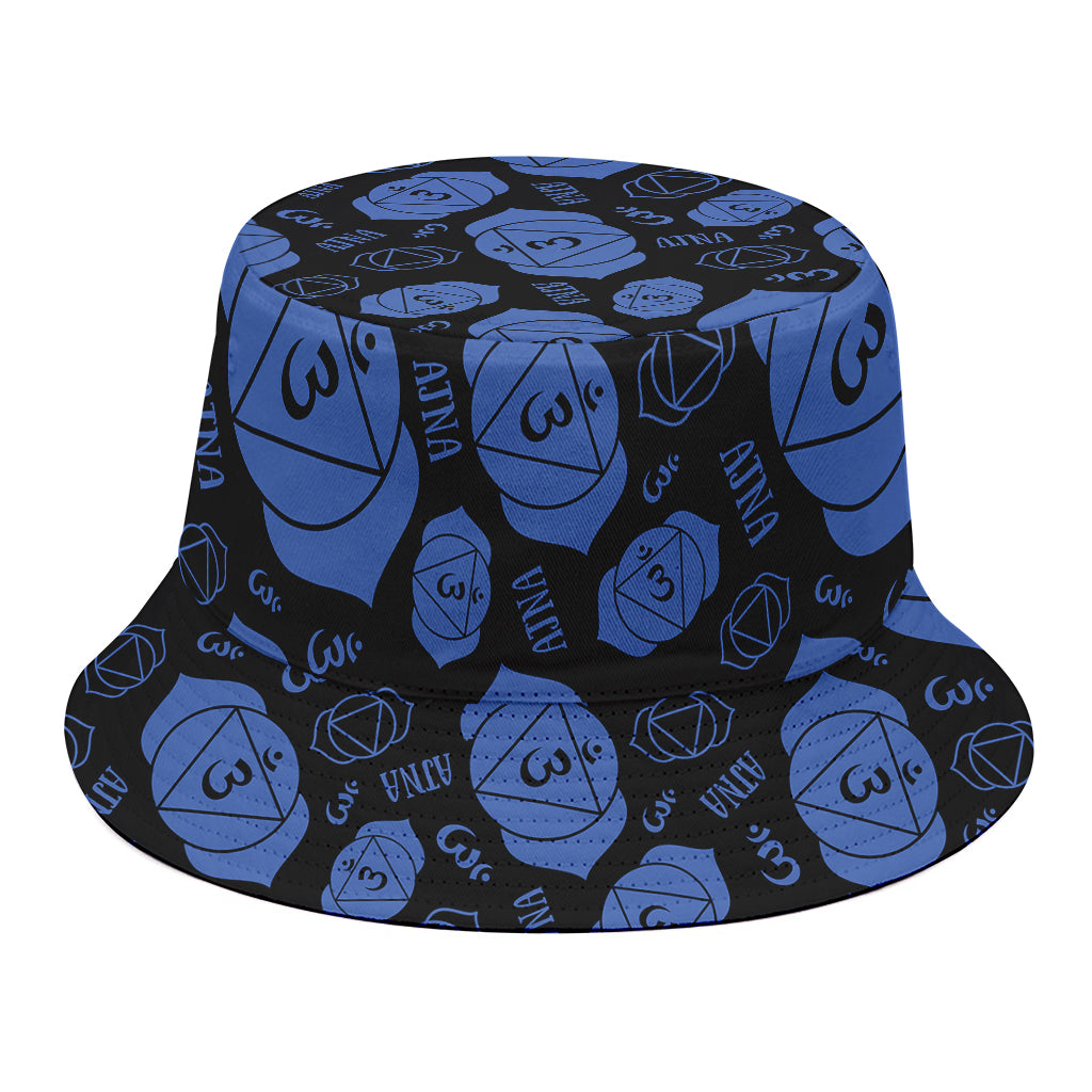 Ajna Chakra Pattern Print Bucket Hat