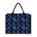 Ajna Chakra Pattern Print Canvas Tote Bag