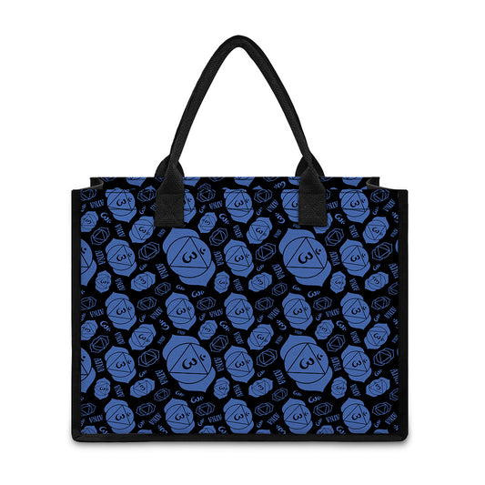 Ajna Chakra Pattern Print Canvas Tote Bag