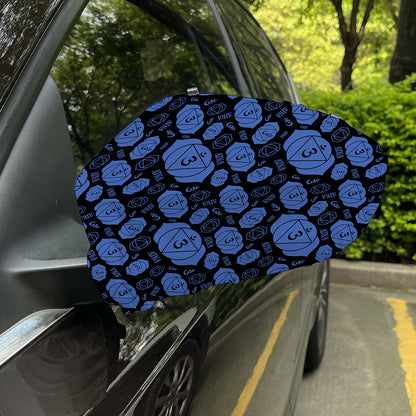 Ajna Chakra Pattern Print Car Side Mirror Covers
