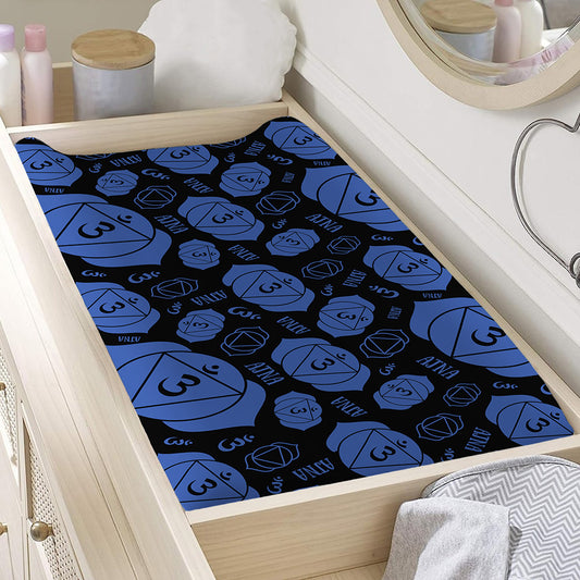 Ajna Chakra Pattern Print Changing Pad Cover