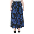 Ajna Chakra Pattern Print Chiffon Maxi Skirt
