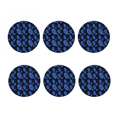 Ajna Chakra Pattern Print Coaster Set