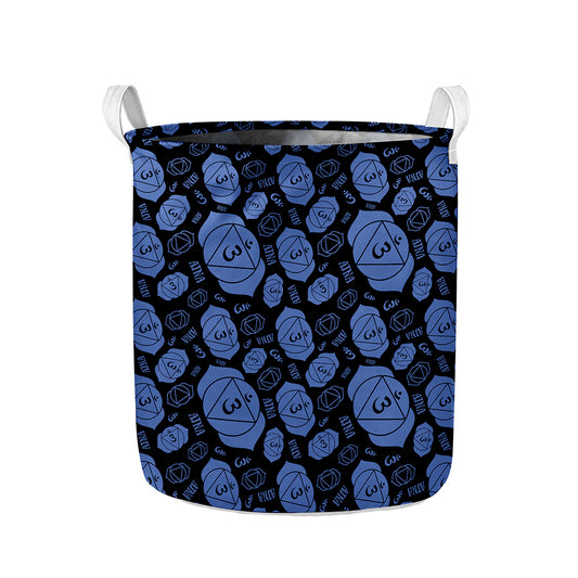 Ajna Chakra Pattern Print Collapsible Laundry Basket