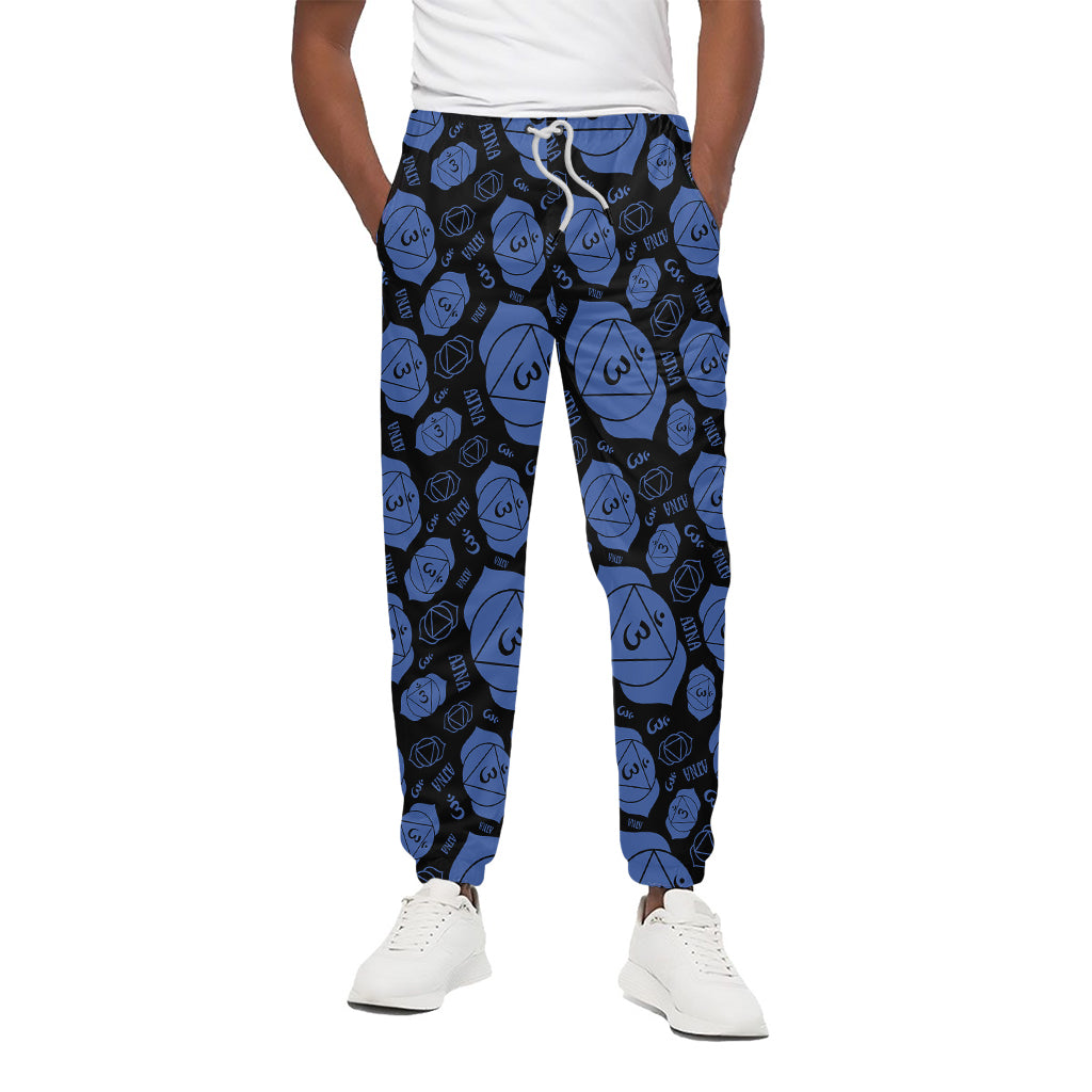 Ajna Chakra Pattern Print Cotton Pants