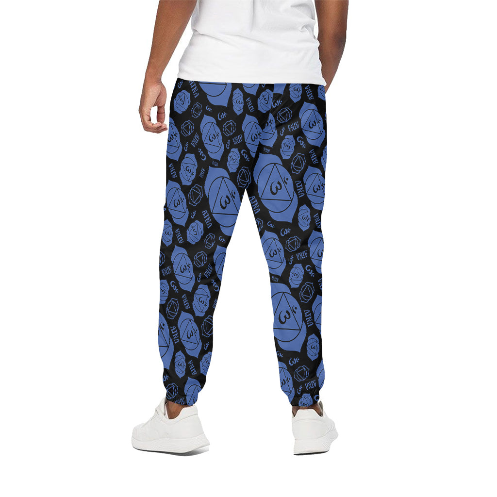 Ajna Chakra Pattern Print Cotton Pants