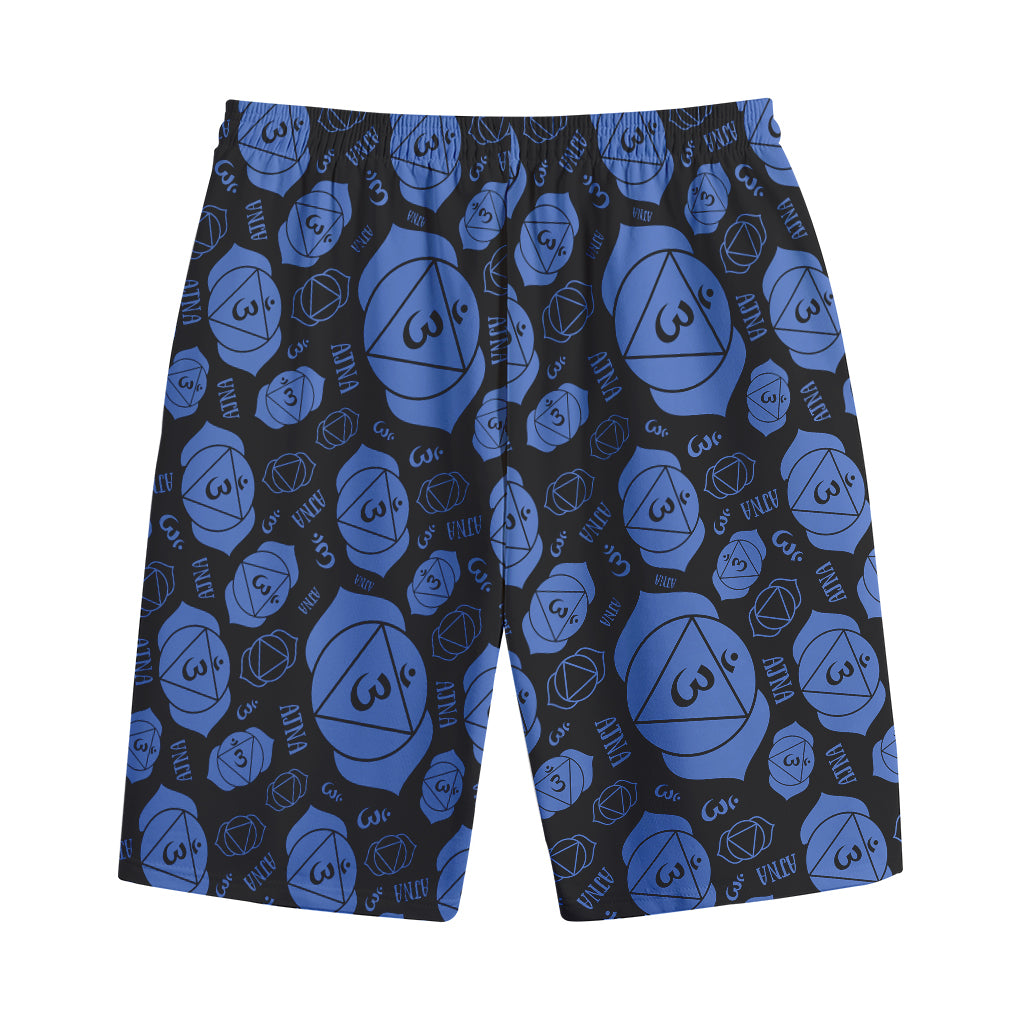 Ajna Chakra Pattern Print Cotton Shorts