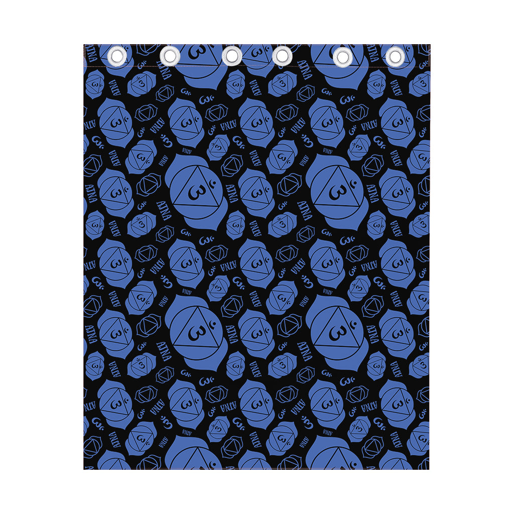 Ajna Chakra Pattern Print Curtain