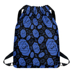 Ajna Chakra Pattern Print Drawstring Backpack
