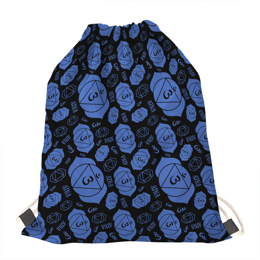 Ajna Chakra Pattern Print Drawstring Bag
