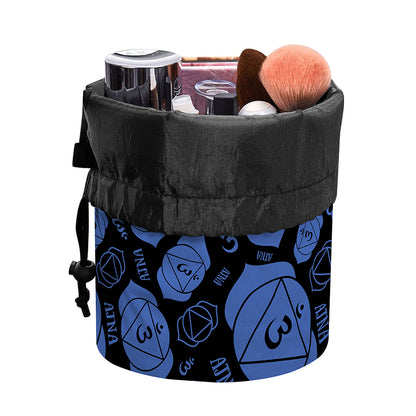 Ajna Chakra Pattern Print Drawstring Makeup Bag