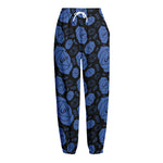 Ajna Chakra Pattern Print Fleece Lined Knit Pants