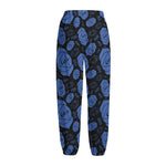 Ajna Chakra Pattern Print Fleece Lined Knit Pants