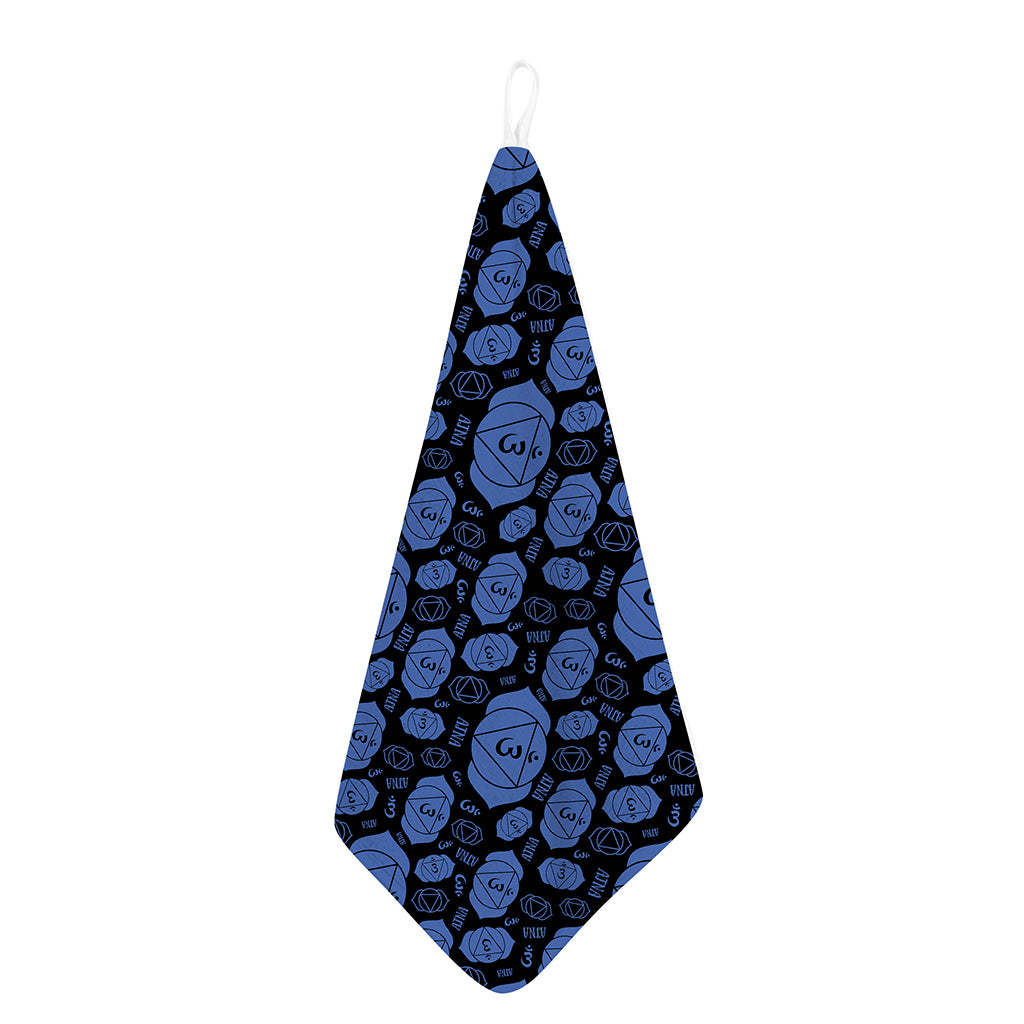 Ajna Chakra Pattern Print Hand Towel