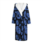 Ajna Chakra Pattern Print Hooded Bathrobe