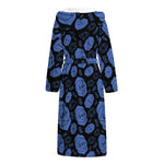 Ajna Chakra Pattern Print Hooded Bathrobe