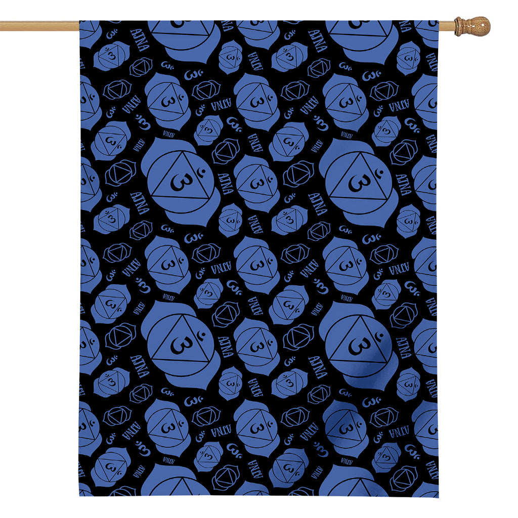 Ajna Chakra Pattern Print House Flag