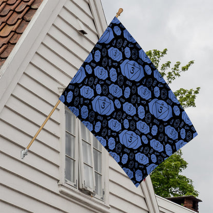 Ajna Chakra Pattern Print House Flag