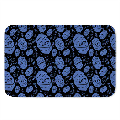Ajna Chakra Pattern Print Indoor Door Mat