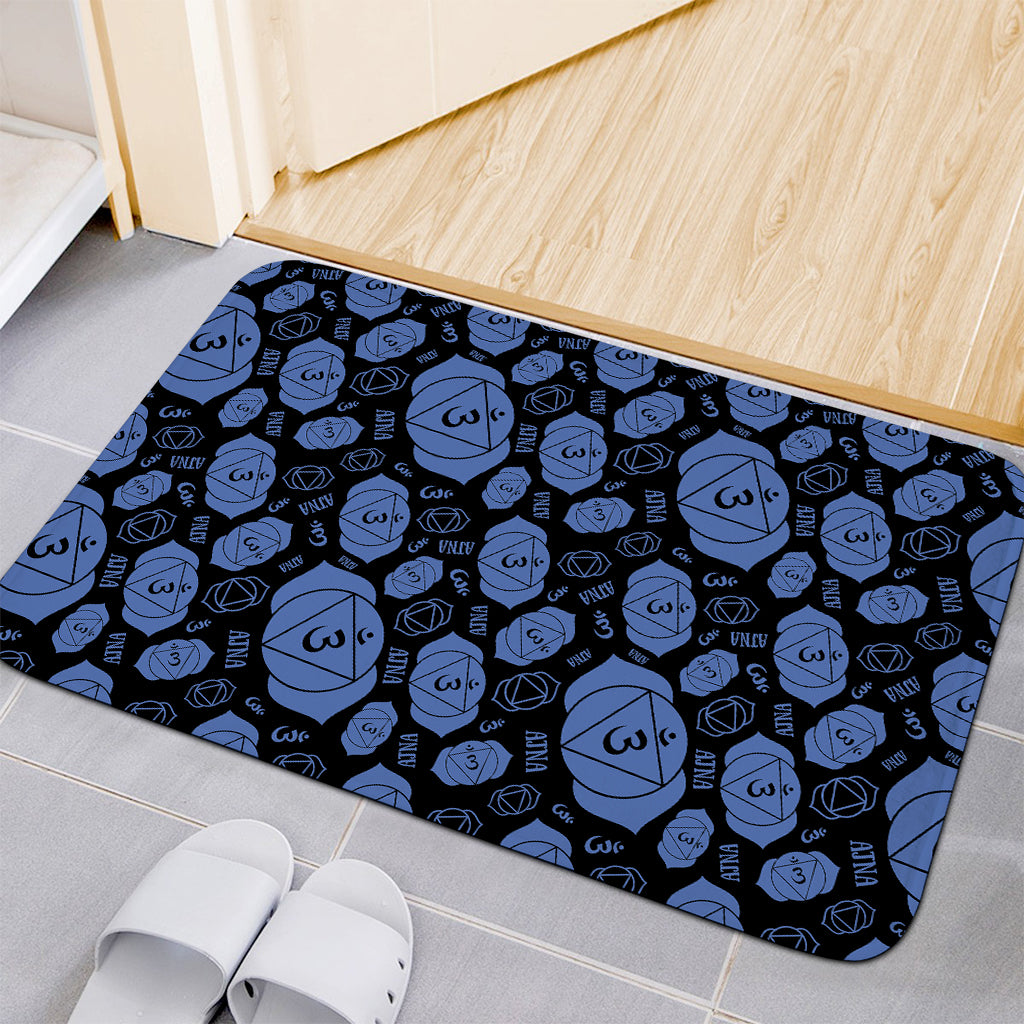 Ajna Chakra Pattern Print Indoor Door Mat