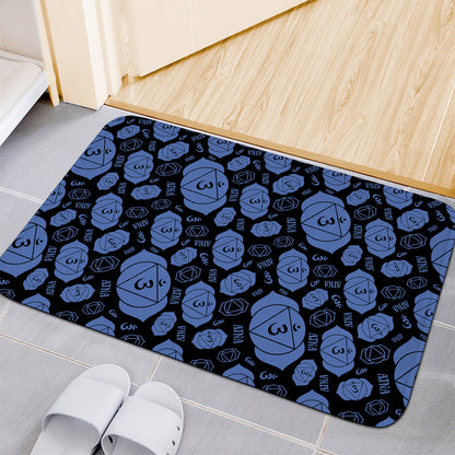 Ajna Chakra Pattern Print Indoor Door Mat