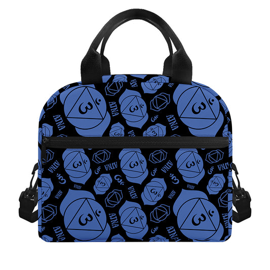 Ajna Chakra Pattern Print Insulated Lunch Bag
