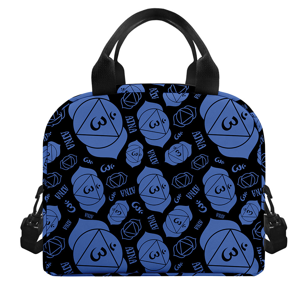 Ajna Chakra Pattern Print Insulated Lunch Bag
