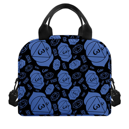 Ajna Chakra Pattern Print Insulated Lunch Bag