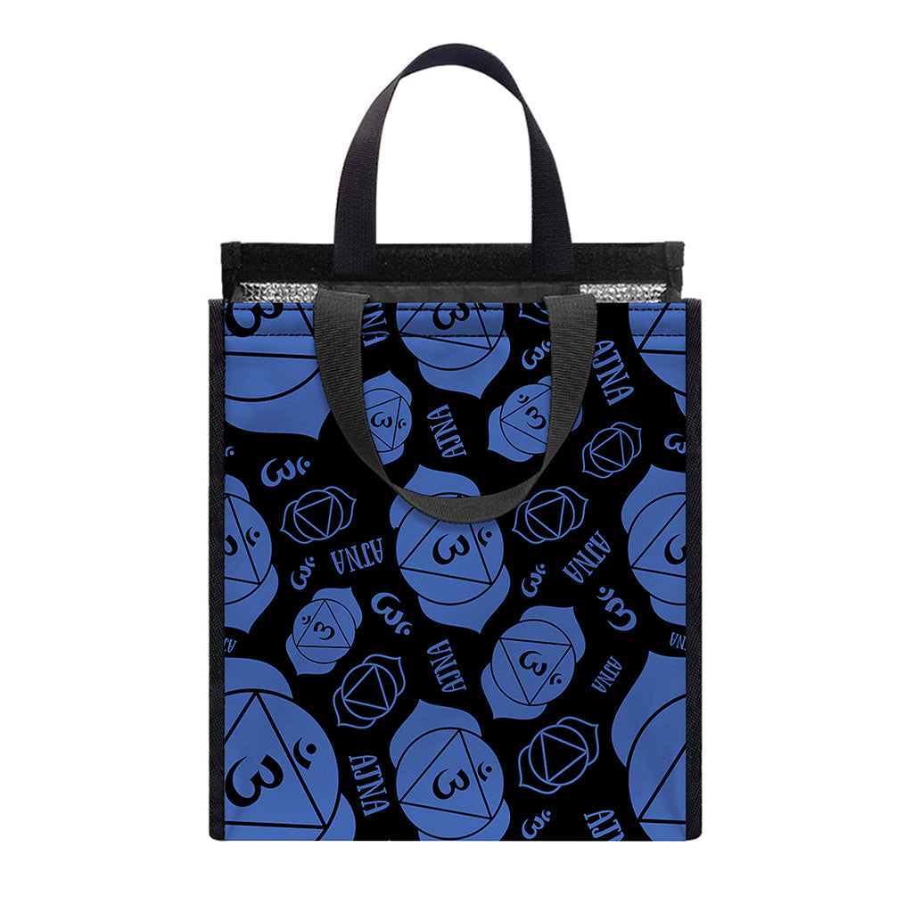 Ajna Chakra Pattern Print Insulated Lunch Tote