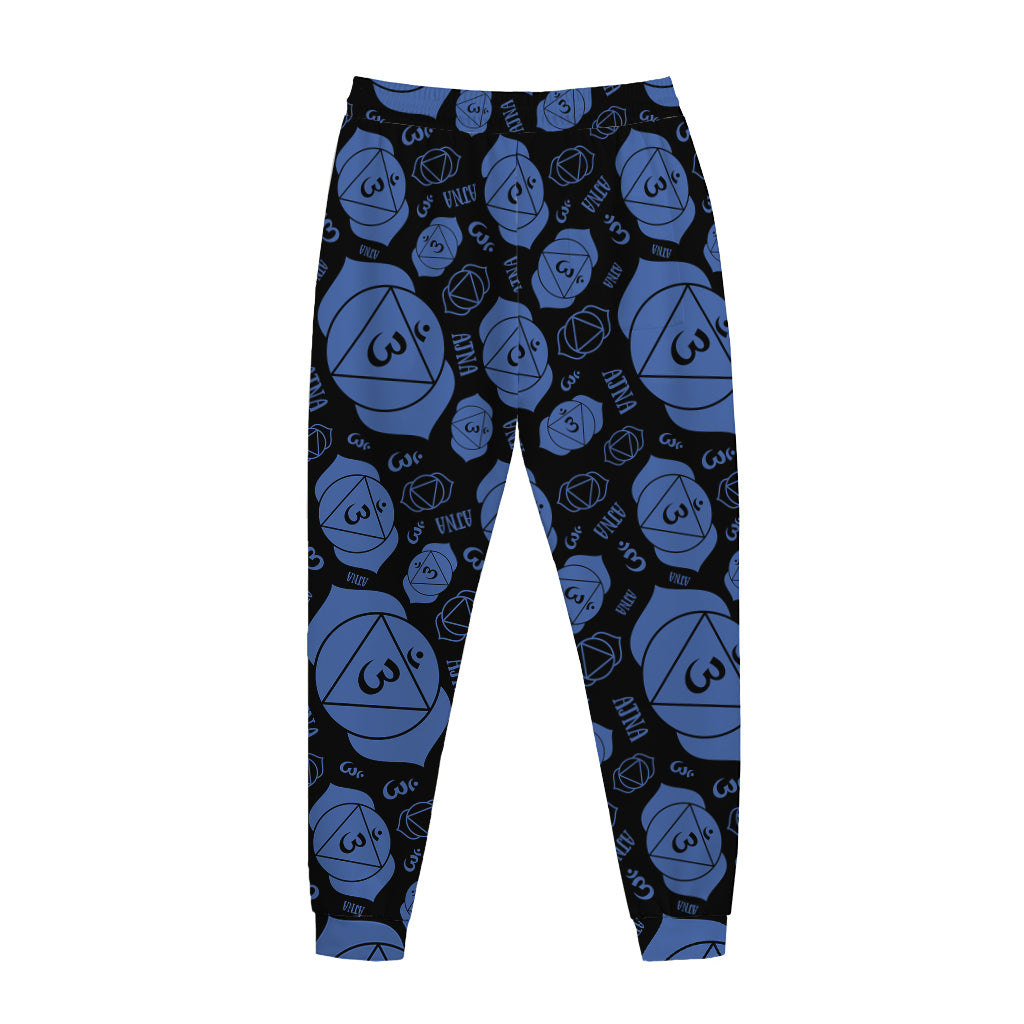 Ajna Chakra Pattern Print Jogger Pants