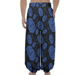 Ajna Chakra Pattern Print Lantern Pants