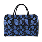 Ajna Chakra Pattern Print Leather Duffle Bag