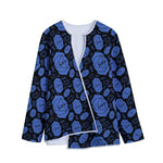 Ajna Chakra Pattern Print Long Sleeve Short Coat
