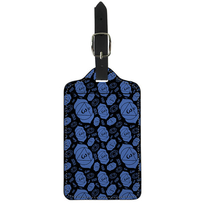 Ajna Chakra Pattern Print Luggage Tag