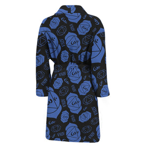 Ajna Chakra Pattern Print Men's Bathrobe