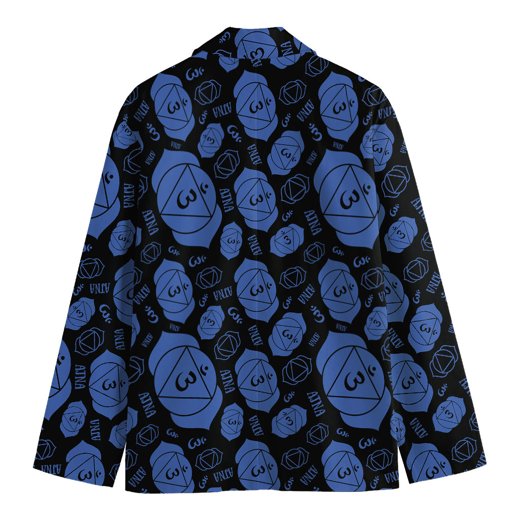 Ajna Chakra Pattern Print Men's Blazer