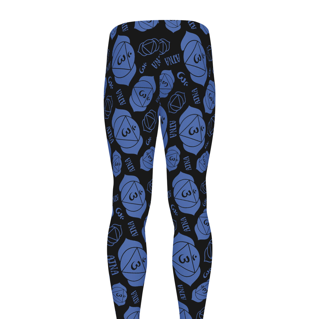 Ajna Chakra Pattern Print Men's leggings