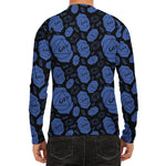 Ajna Chakra Pattern Print Men's Long Sleeve Rash Guard