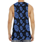 Ajna Chakra Pattern Print Men's Muscle Tank Top