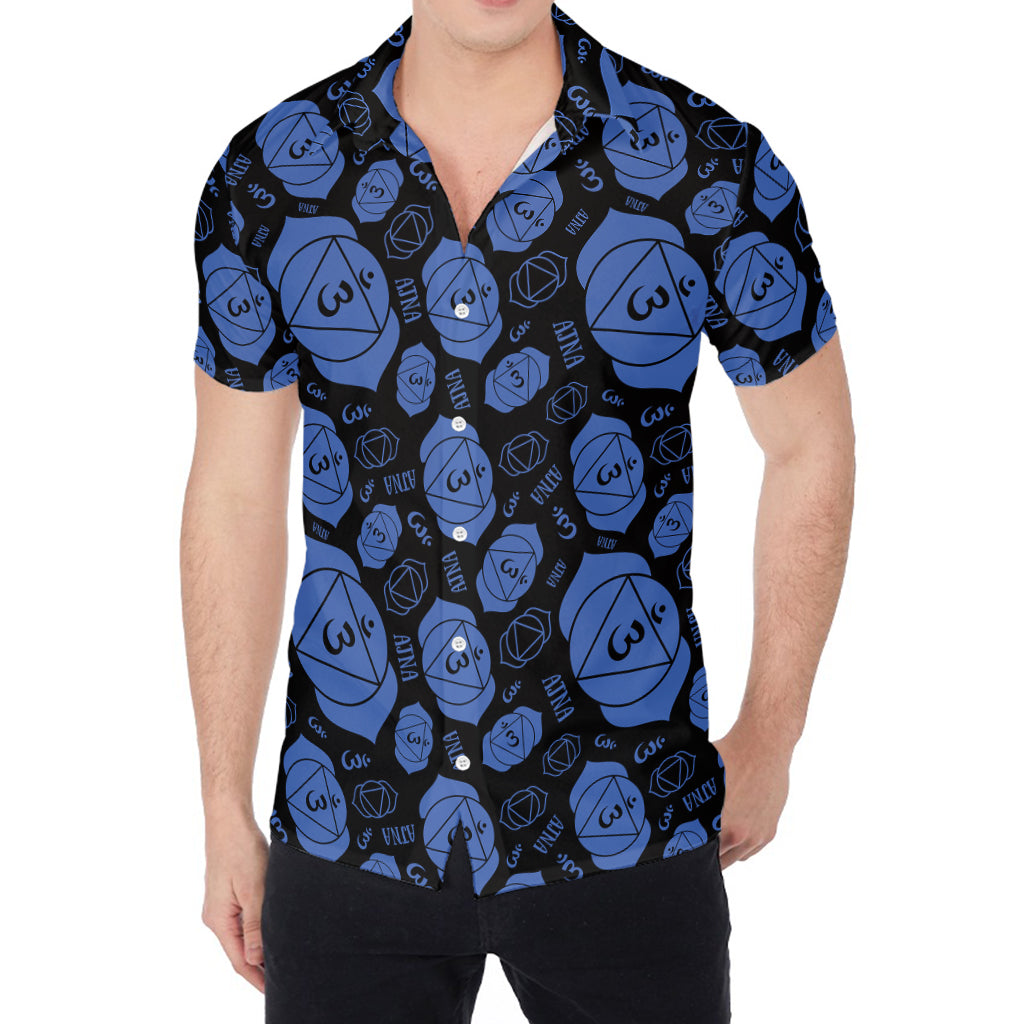 Ajna Chakra Pattern Print Men's Shirt