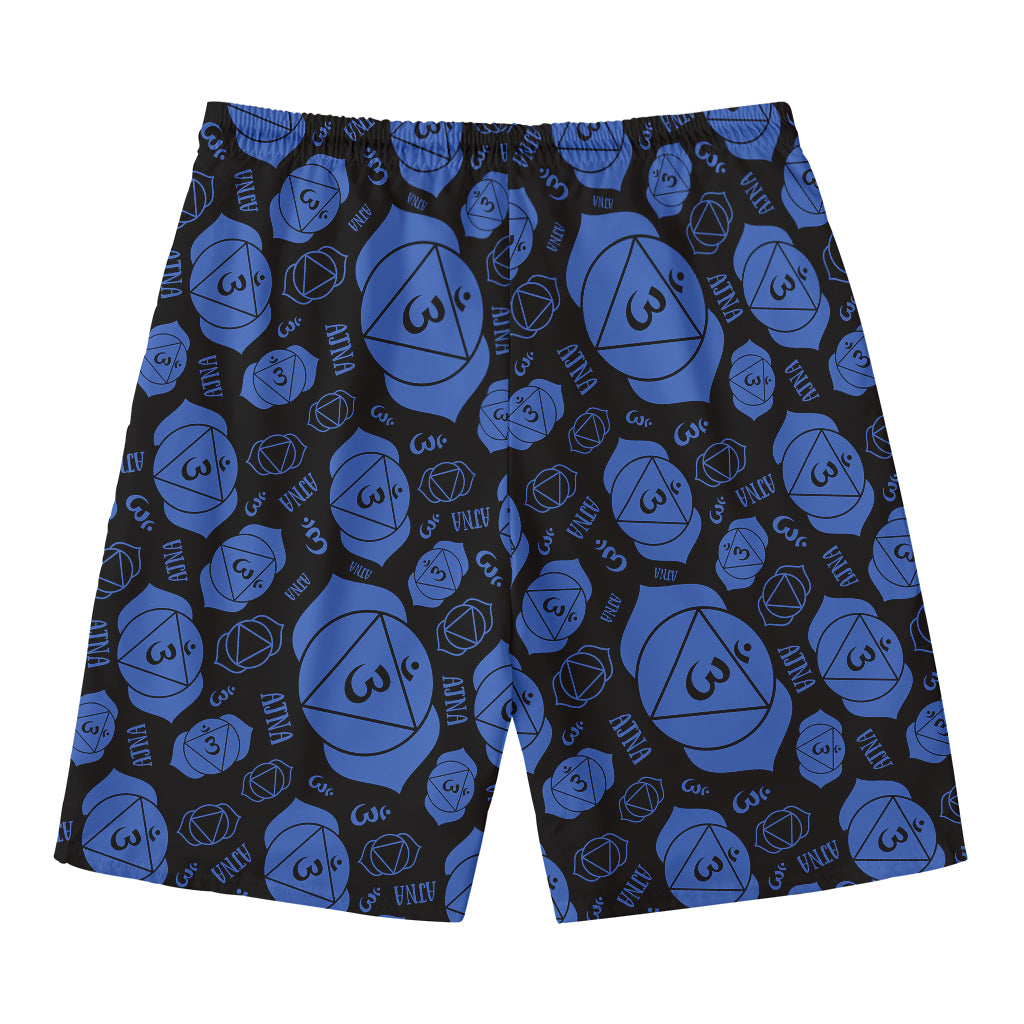 Ajna Chakra Pattern Print Men's Swim Trunks
