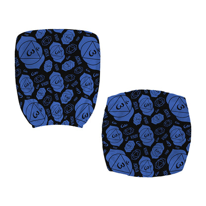 Ajna Chakra Pattern Print Office Chair Cover