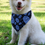 Ajna Chakra Pattern Print Over The Collar Dog Bandana