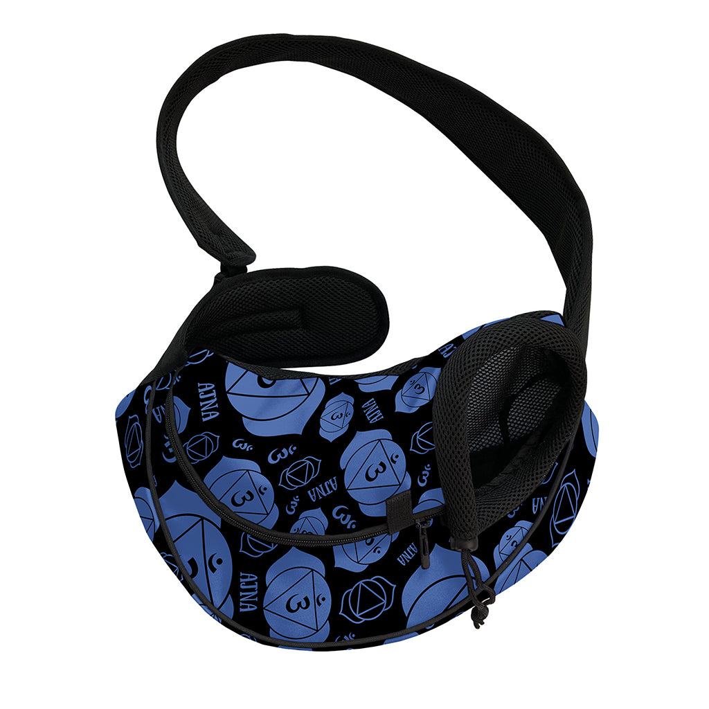 Ajna Chakra Pattern Print Pet Sling Carrier