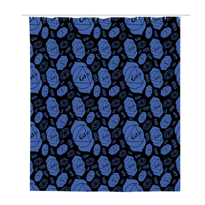 Ajna Chakra Pattern Print Polyester Shower Curtain
